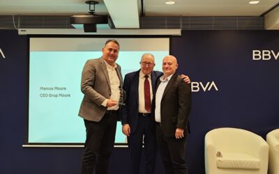 Marcos Moure recibe el premio al mejor presidente de franquicia en Cataluña por su trabajo al frente de Grupo Moure